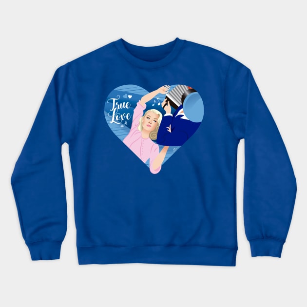 True love Crewneck Sweatshirt by AlejandroMogolloArt